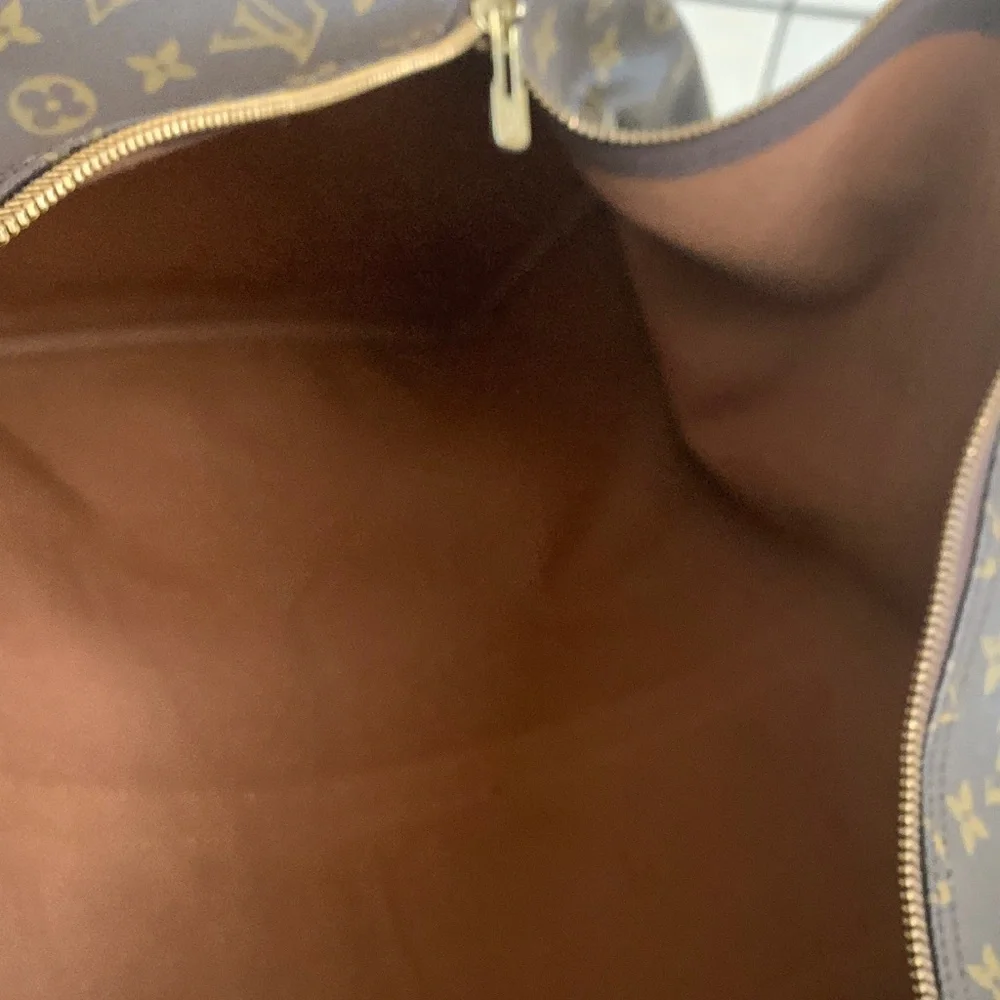 Louis Vuitton Luxury Brown Monogram Travel Bag